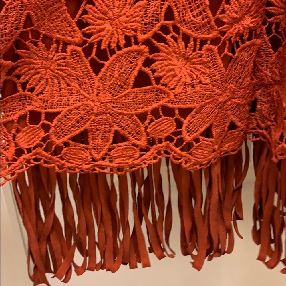 Joa Fringe Lace Fringe Dress - Picture 4 of 4